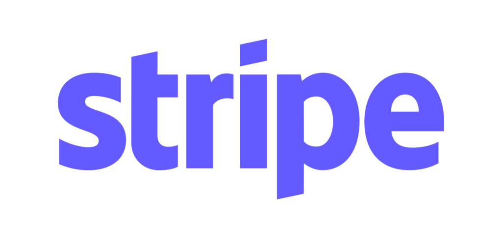 Stripe logo - platform supported by WindFall